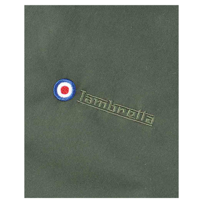 Khaki Green - Side - Lambretta Mens AW25 Hooded Padded Jacket