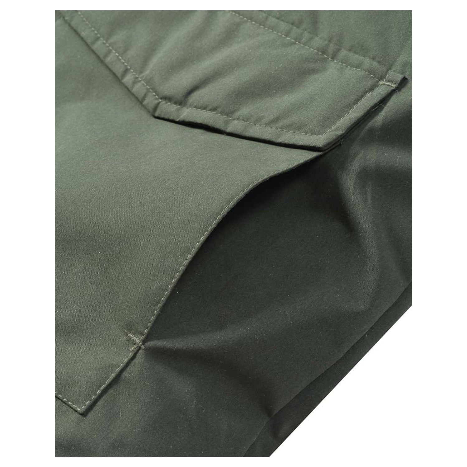 Khaki Green - Lifestyle - Lambretta Mens AW25 Hooded Padded Jacket