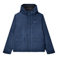 Navy - Front - Lambretta Mens AW25 Hooded Padded Jacket