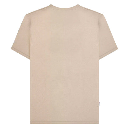Cashew - Back - Lambretta Mens Chest Stripe T-Shirt