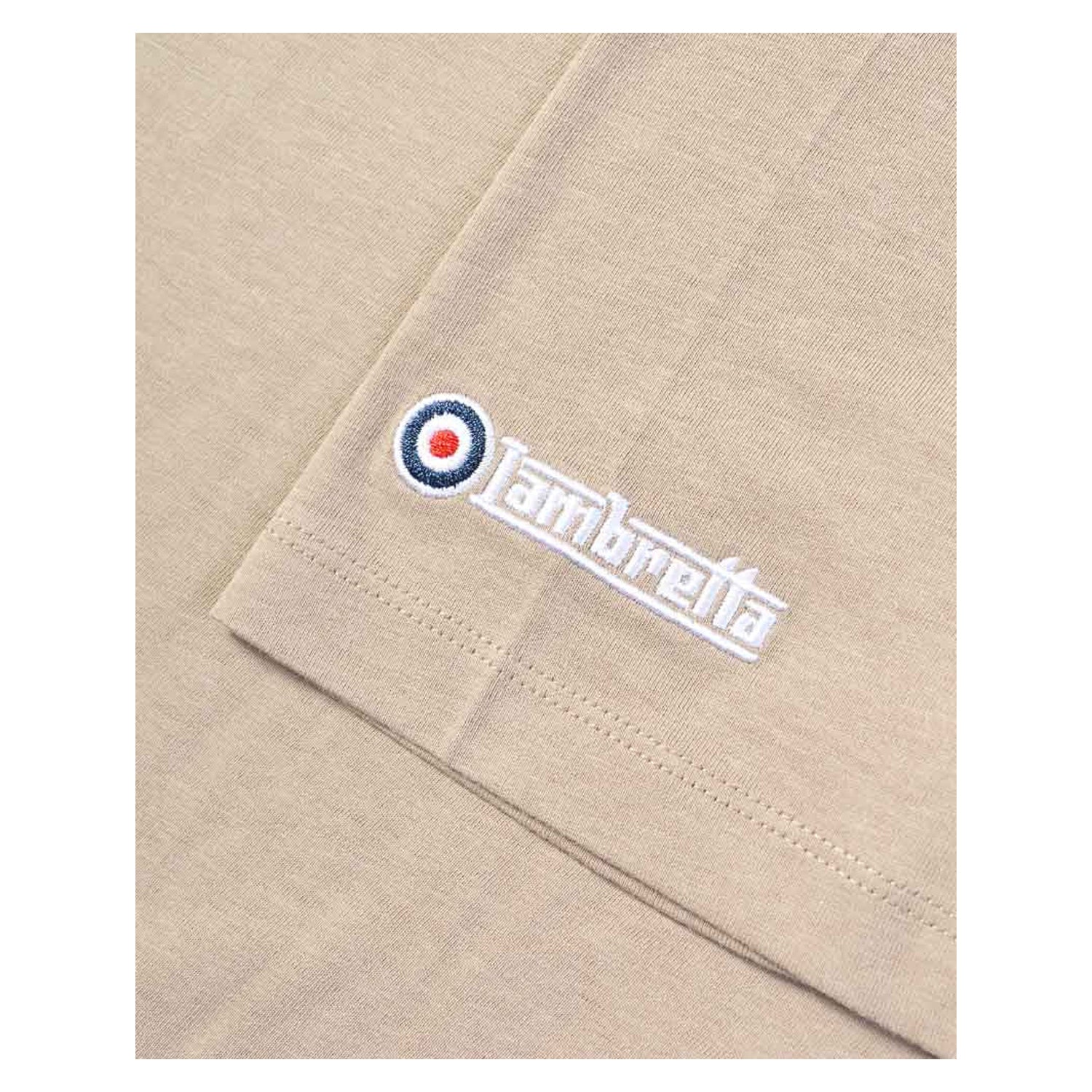 Cashew - Lifestyle - Lambretta Mens Chest Stripe T-Shirt