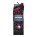 Black-Wine - Side - Lambretta Mens Paisley Socks (Pack of 3)