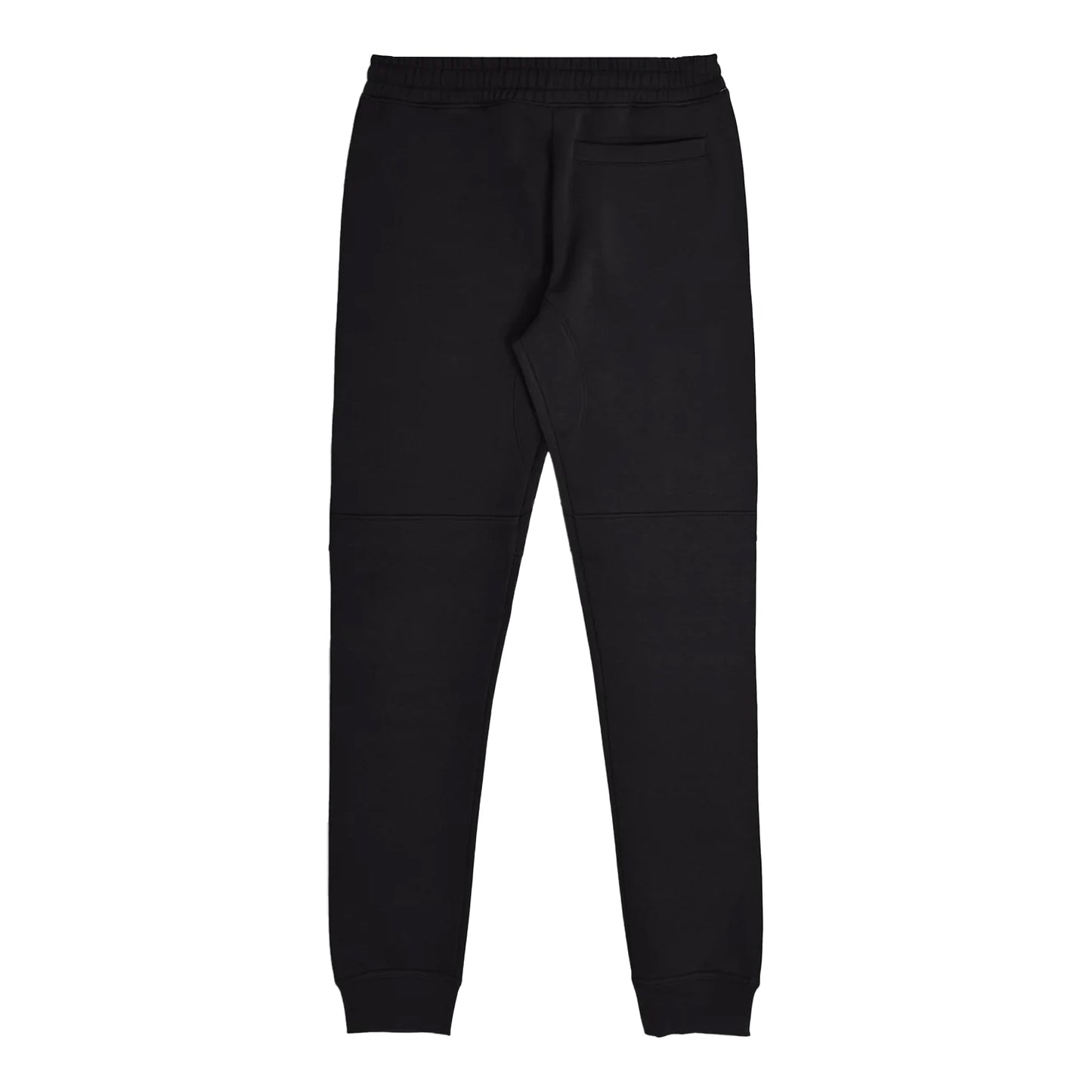 Black - Back - Lambretta Mens Logo Slim Leg Jogging Bottoms