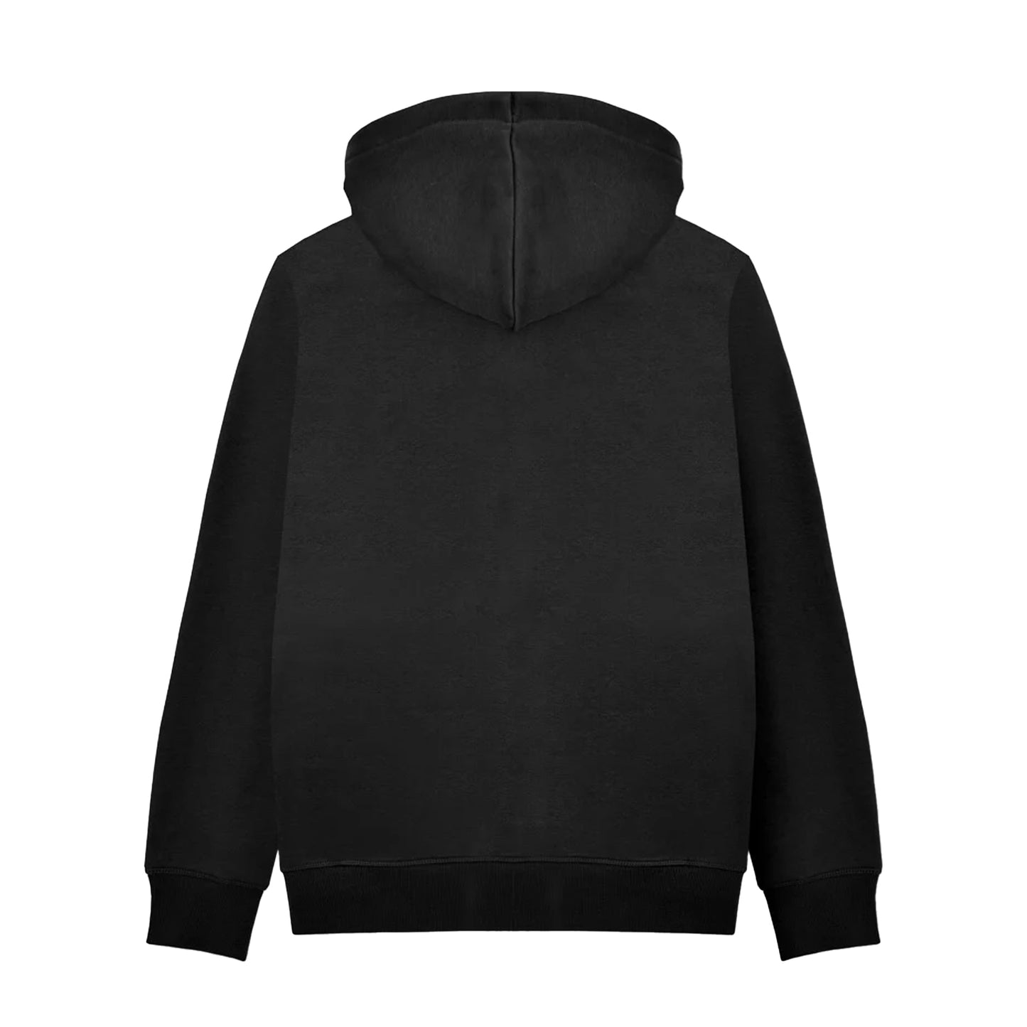 Black - Back - Lambretta Mens AW25 Striped Hoodie