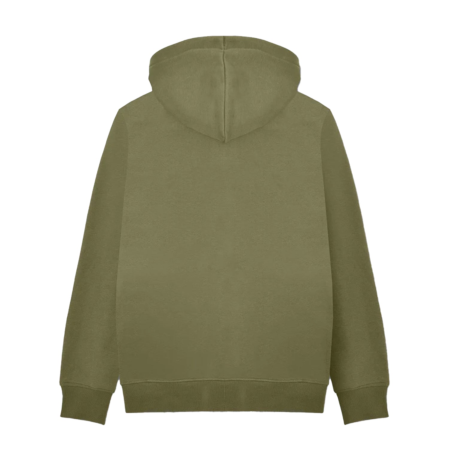 Khaki Green - Back - Lambretta Mens AW25 Striped Hoodie