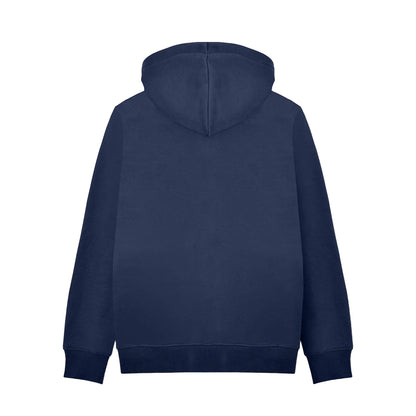 Navy - Back - Lambretta Mens AW25 Striped Hoodie
