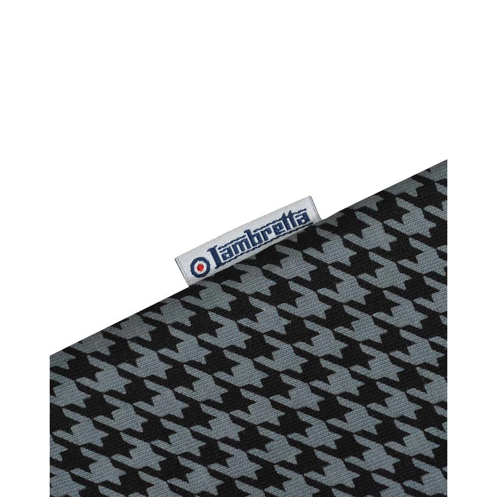 Black-Iron - Lifestyle - Lambretta Mens Houndstooth Big & Tall Polo Shirt