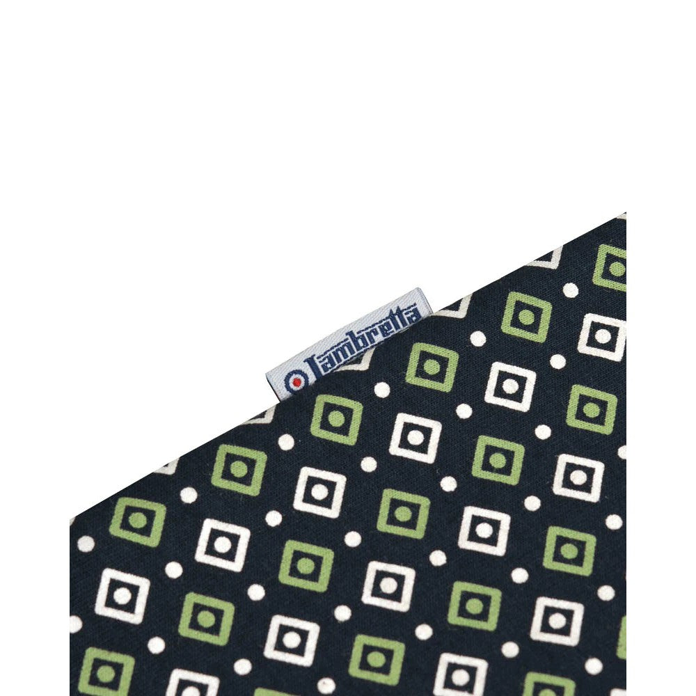 Navy-Basil - Lifestyle - Lambretta Mens Geometric Big & Tall Polo Shirt