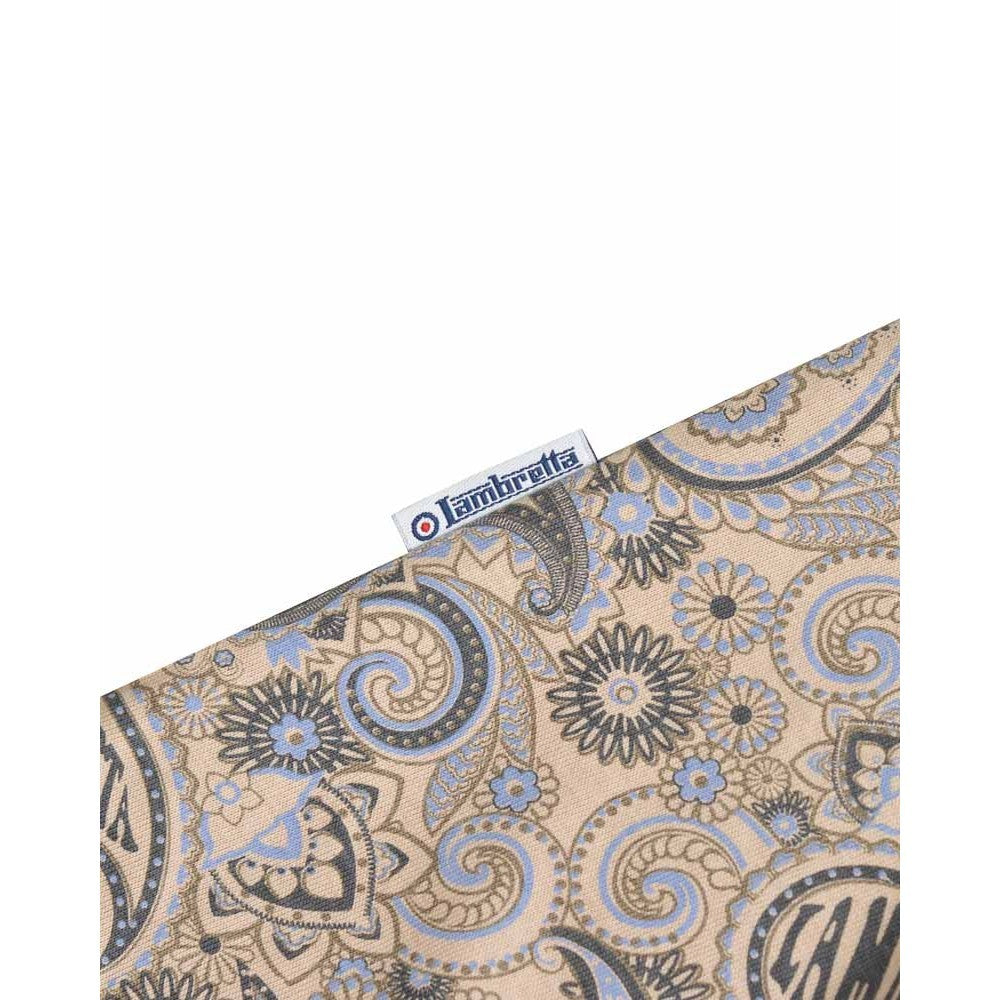 Stone - Lifestyle - Lambretta Mens Paisley Polo Shirt