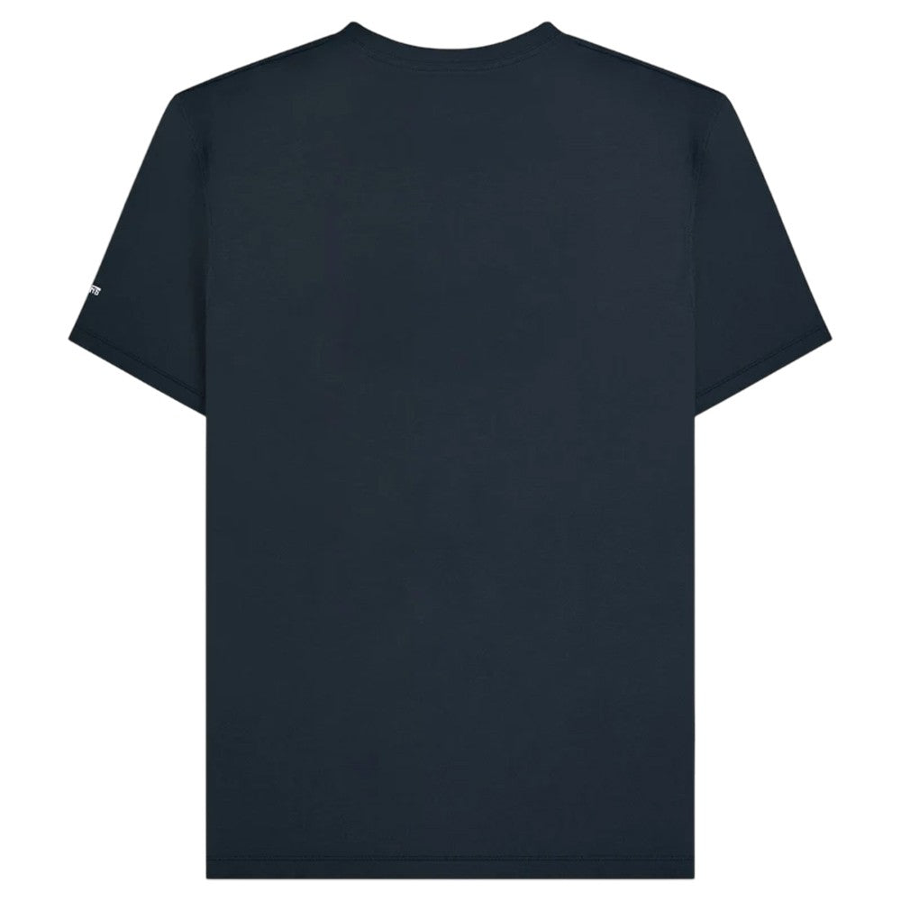 Navy - Back - Lambretta Mens Spray Logo T-Shirt