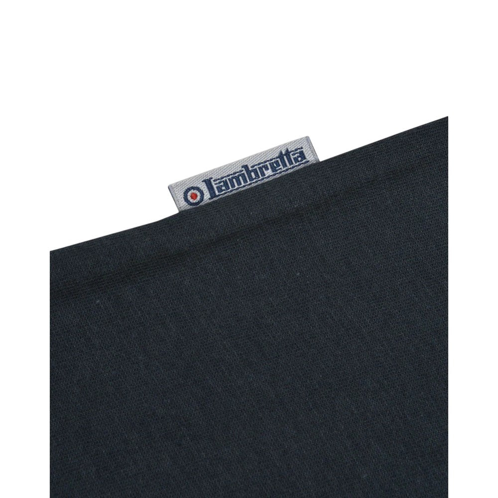 Navy - Pack Shot - Lambretta Mens Spray Logo T-Shirt