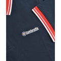Navy-Red - Pack Shot - Lambretta Mens Contrast Tipped Polo Shirt