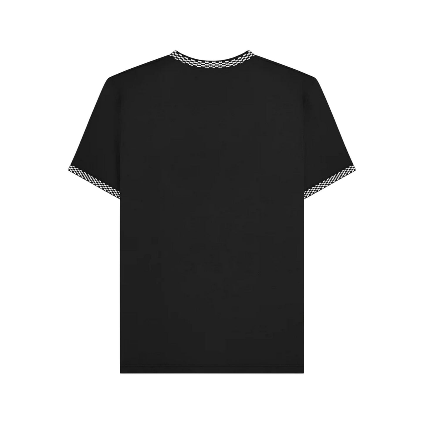Black - Back - Lambretta Mens Two Tone Ringer T-Shirt