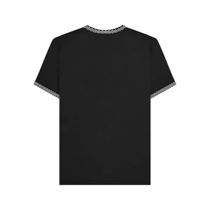 Black - Back - Lambretta Mens Two Tone Ringer T-Shirt