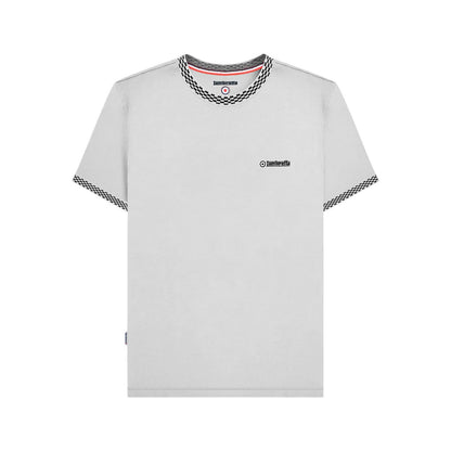 White - Front - Lambretta Mens Two Tone Ringer T-Shirt