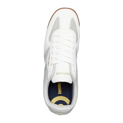 White-Grey - Lifestyle - Lambretta Mens Diego Trainers