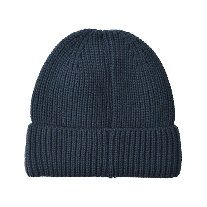Navy - Back - Lambretta Logo Fleece Beanie