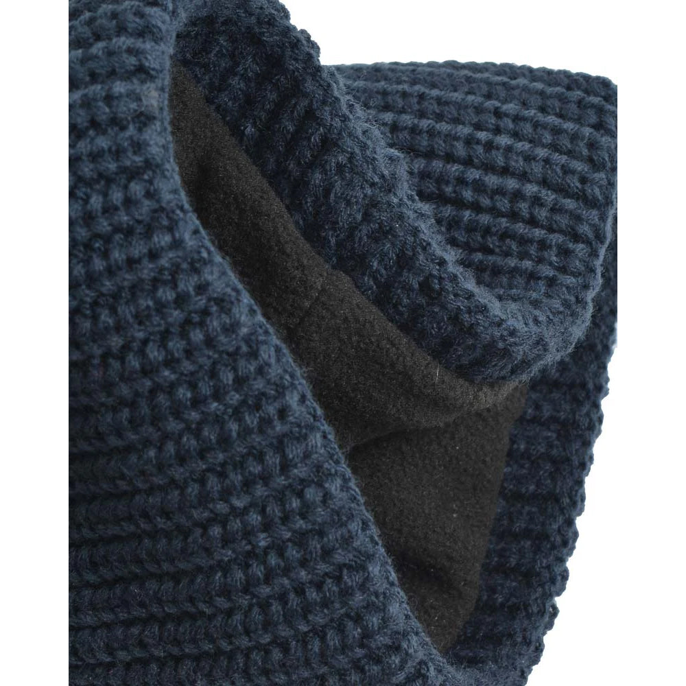 Navy - Lifestyle - Lambretta Logo Fleece Beanie