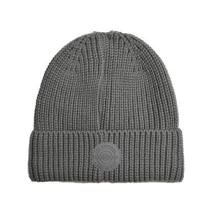 Charcoal - Front - Lambretta Logo Fleece Beanie
