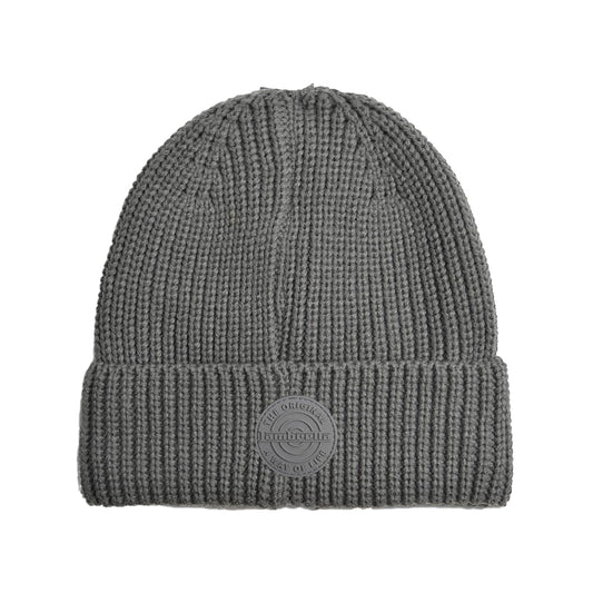 Charcoal - Front - Lambretta Logo Fleece Beanie