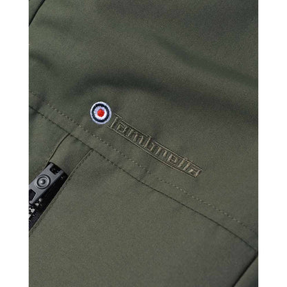 Khaki Green - Side - Lambretta Mens AW25 Utility Parka