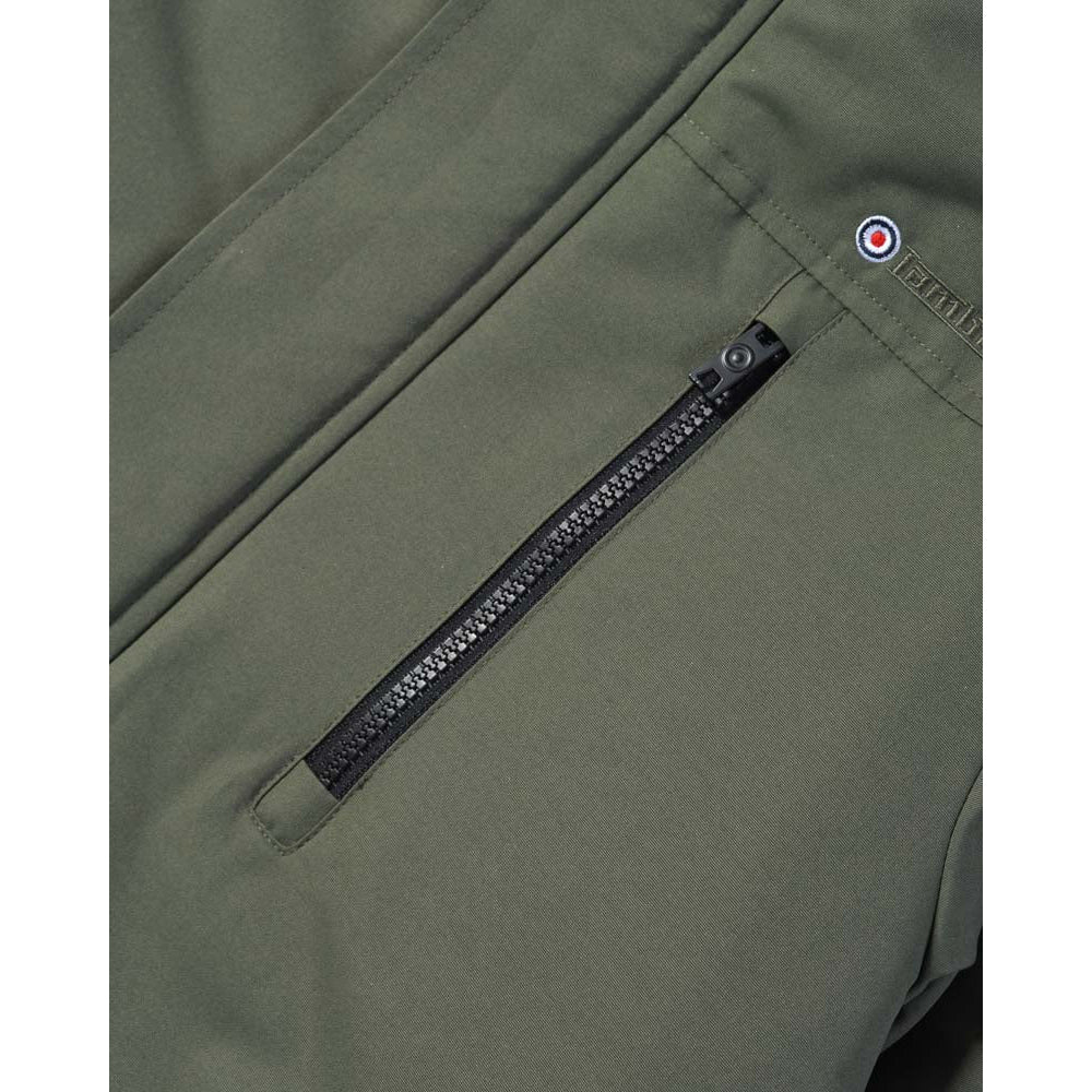 Khaki Green - Lifestyle - Lambretta Mens AW25 Utility Parka