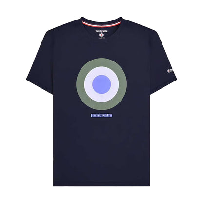 Navy - Front - Lambretta Mens Target T-Shirt