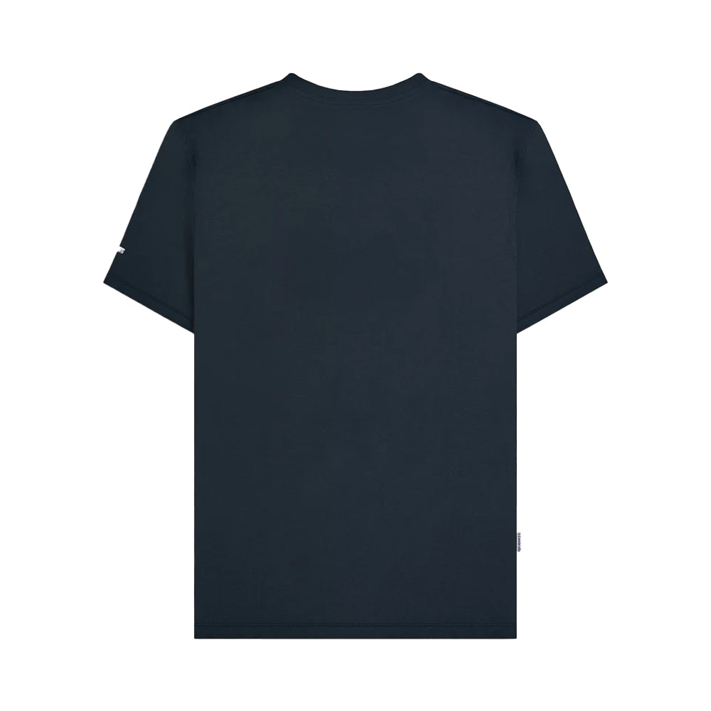 Navy - Back - Lambretta Mens Badge Big & Tall T-Shirt