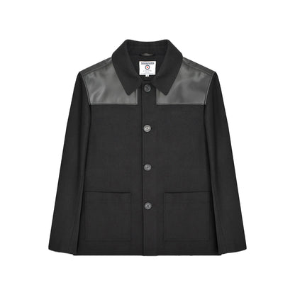 Black - Front - Lambretta Mens Donkey Jacket