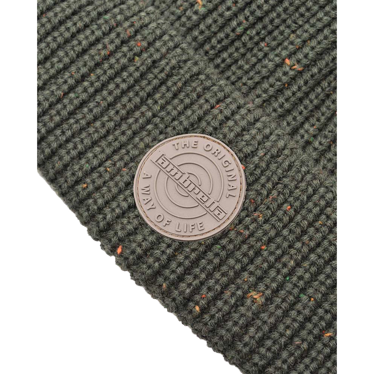 Khaki Green - Side - Lambretta Logo Bobble Beanie