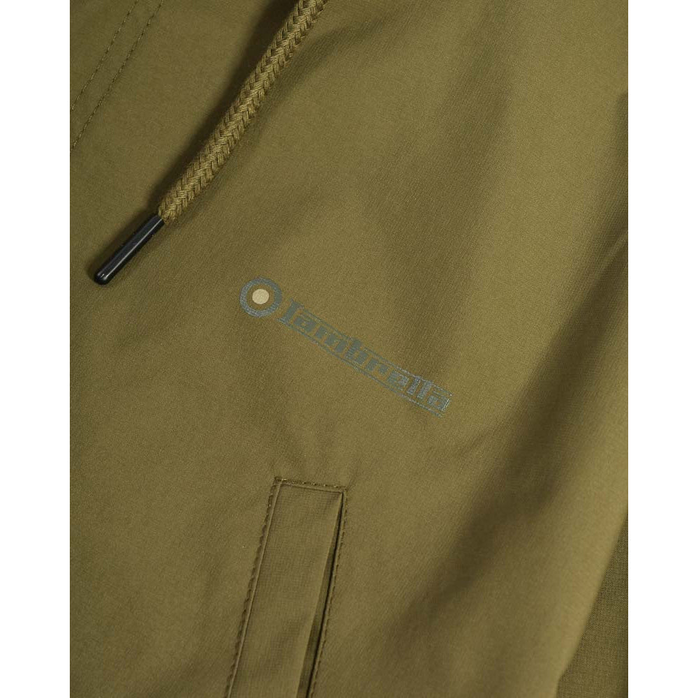 Khaki Green - Pack Shot - Lambretta Mens Ripstop Waterproof Parka