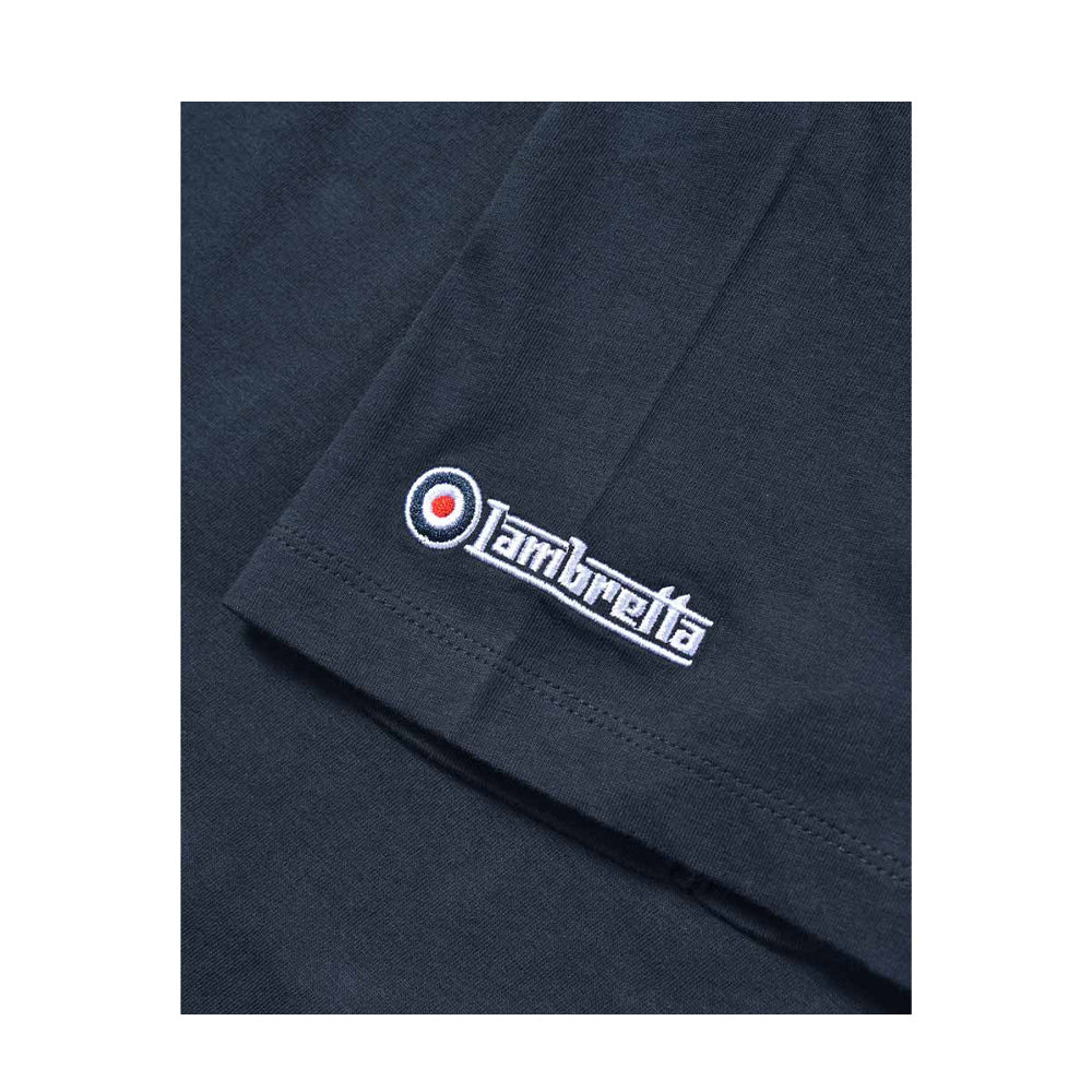 Navy - Lifestyle - Lambretta Unisex Adult Scooter T-Shirt