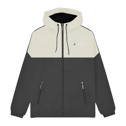 Iron-Silver - Front - Lambretta Mens SS26 Contrast Panel Jacket