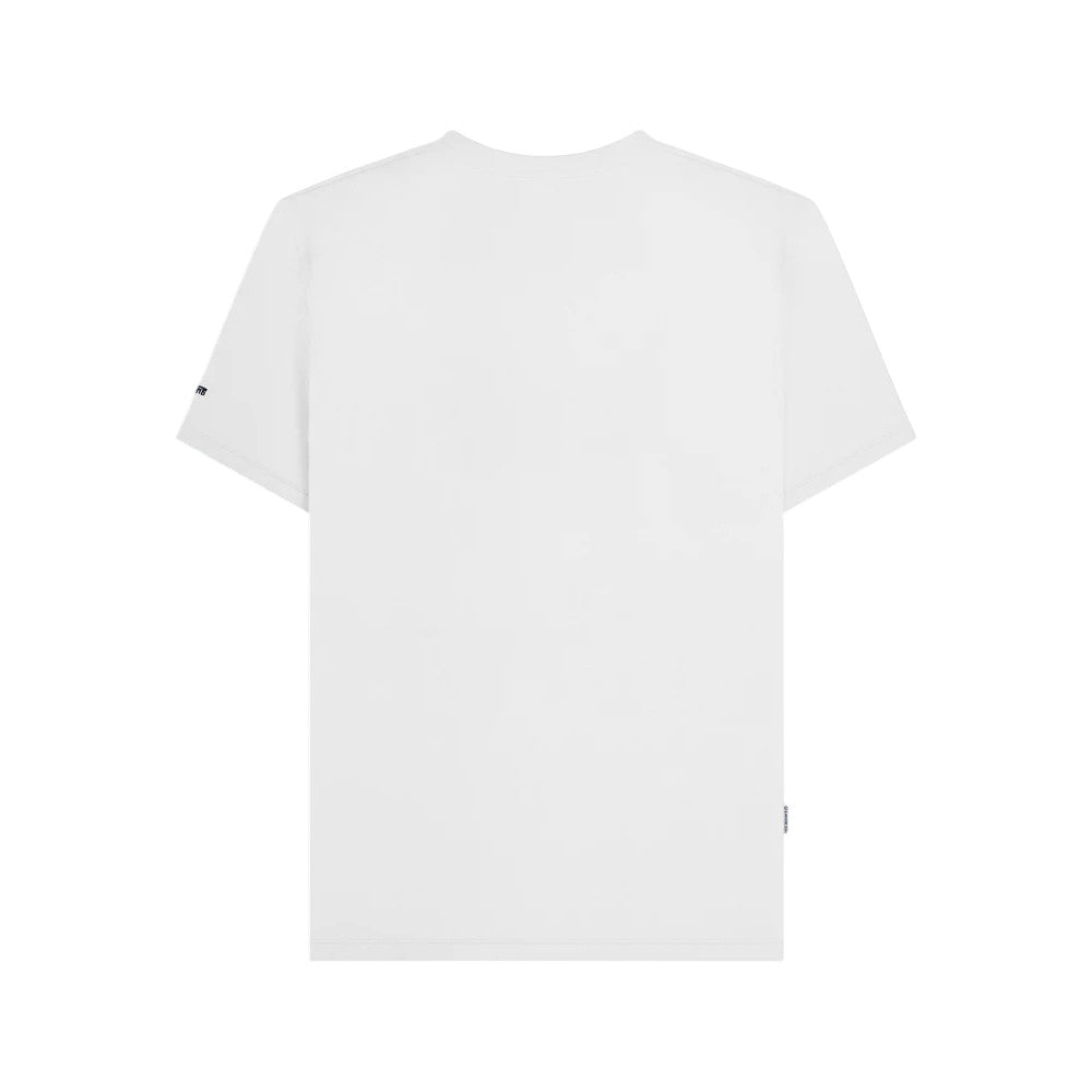 White - Back - Lambretta Mens Target Cotton T-Shirt