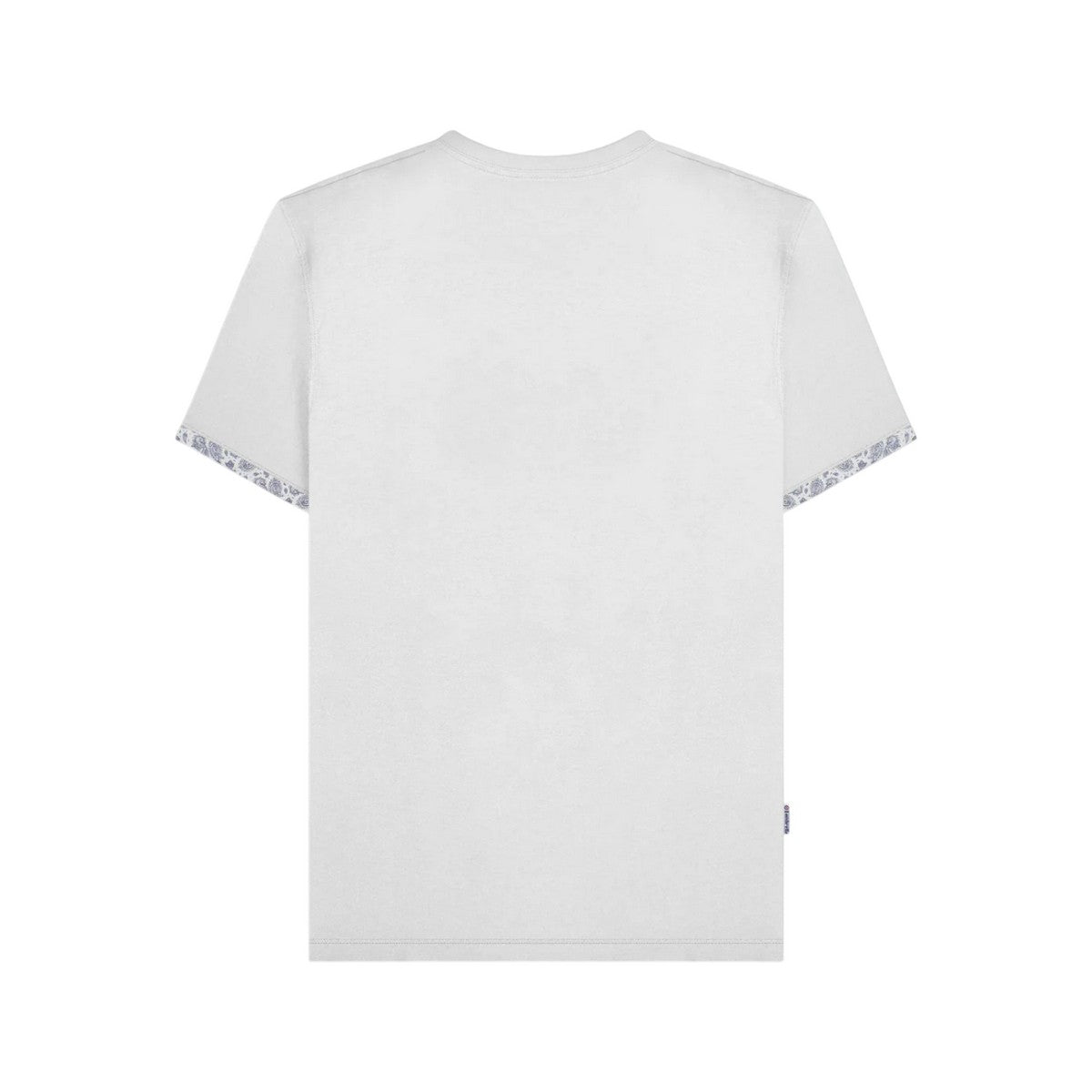 White - Back - Lambretta Mens Paisley Target T-Shirt