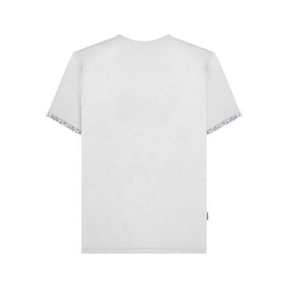 White - Back - Lambretta Mens Paisley Target T-Shirt