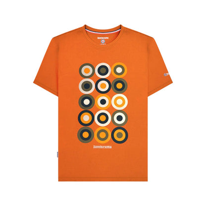 Apricot - Front - Lambretta Mens Mod Target T-Shirt