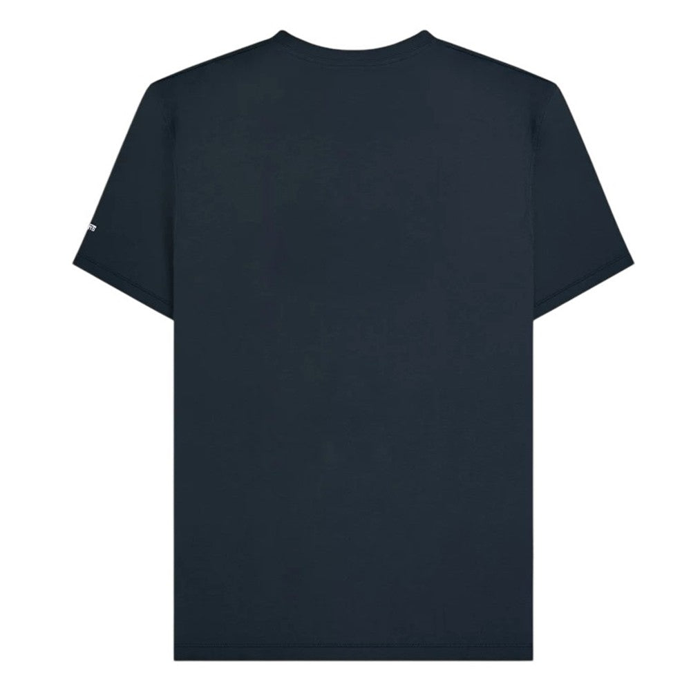 Navy - Back - Lambretta Mens Scooter Blur T-Shirt