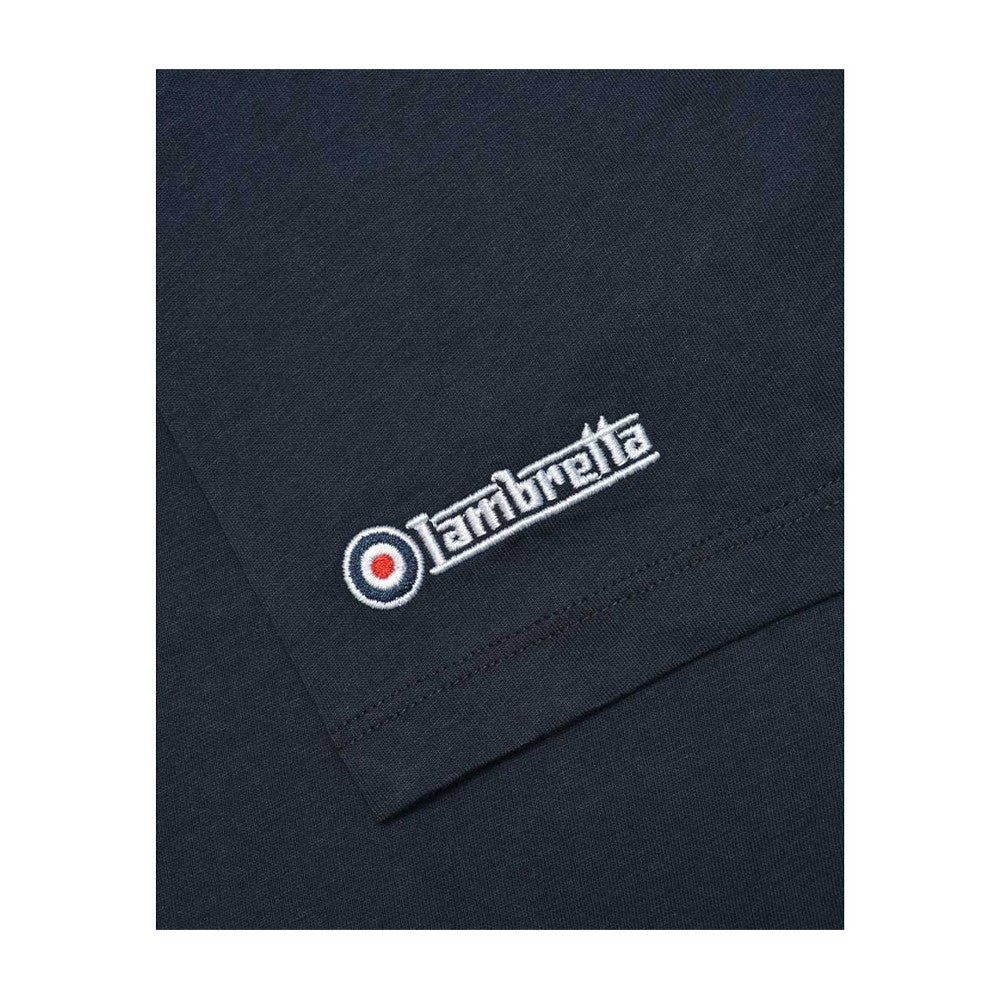 Navy - Lifestyle - Lambretta Mens Scooter Blur T-Shirt