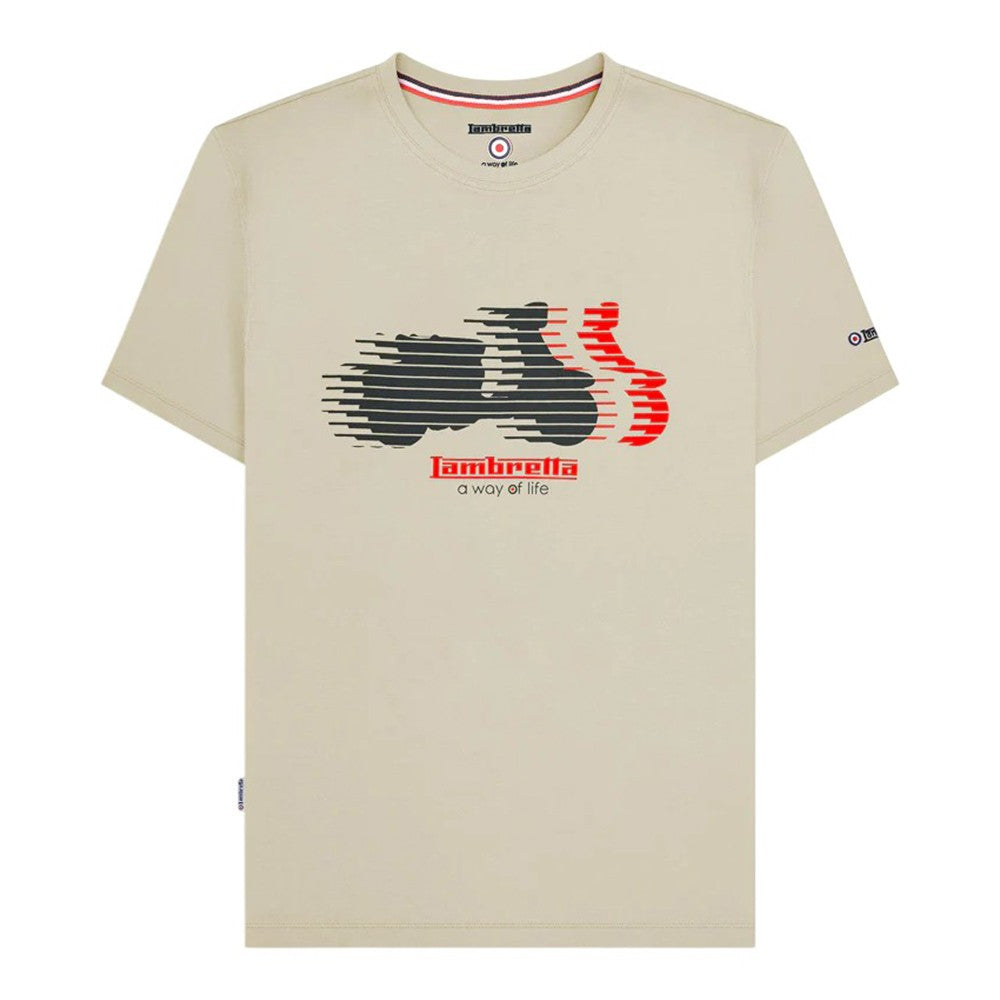Tofu - Front - Lambretta Mens Scooter Blur T-Shirt