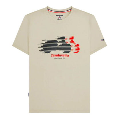 Tofu - Front - Lambretta Mens Scooter Blur T-Shirt