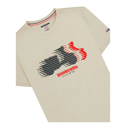 Tofu - Side - Lambretta Mens Scooter Blur T-Shirt