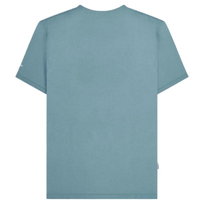 Smoke Blue - Back - Lambretta Mens Target Band T-Shirt