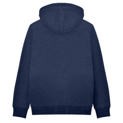 Navy-Waterfall - Back - Lambretta Mens Target Hoodie