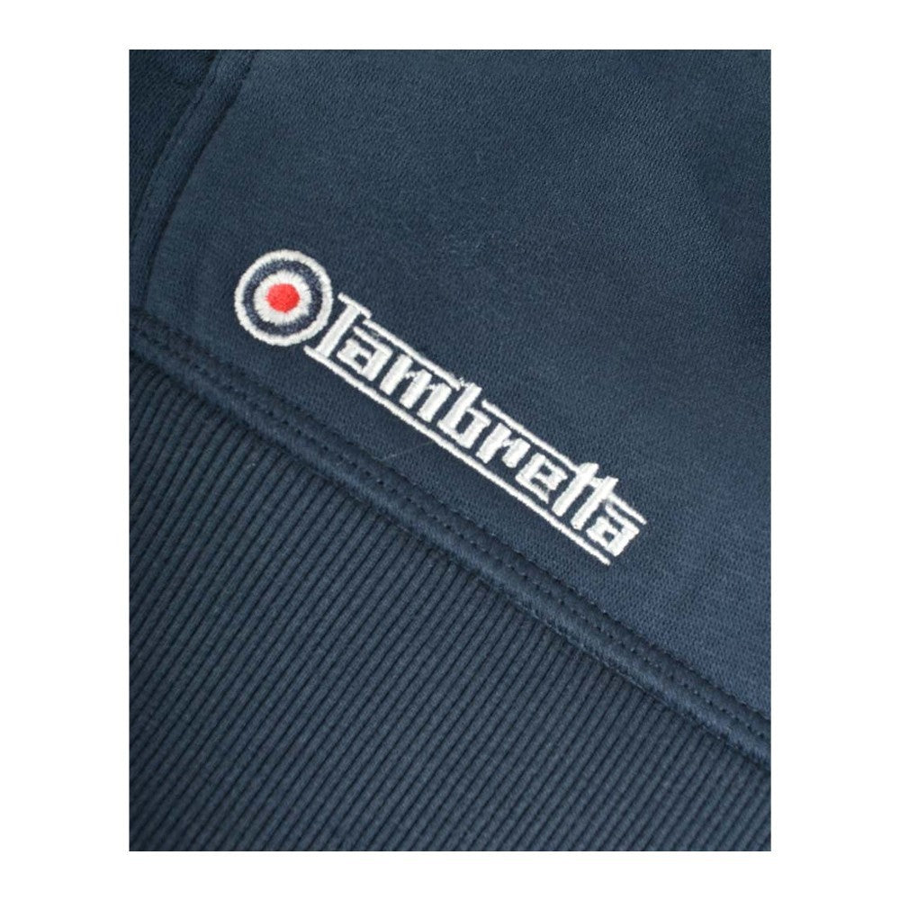 Navy-Waterfall - Lifestyle - Lambretta Mens Target Hoodie