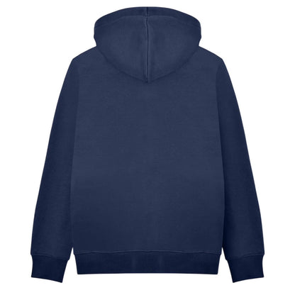 Dark Navy - Back - Lambretta Mens Target Logo Hoodie