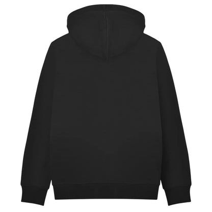 Black - Back - Lambretta Mens Target Checked Hoodie