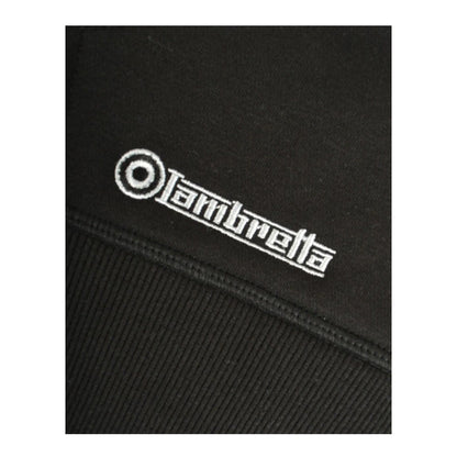 Black - Lifestyle - Lambretta Mens Target Checked Hoodie