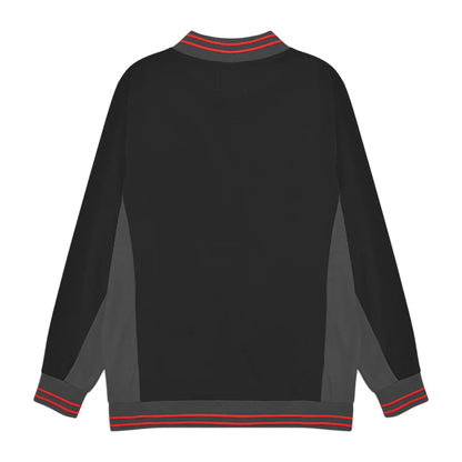 Black-Iron-Red - Back - Lambretta Mens Vintage Jacket