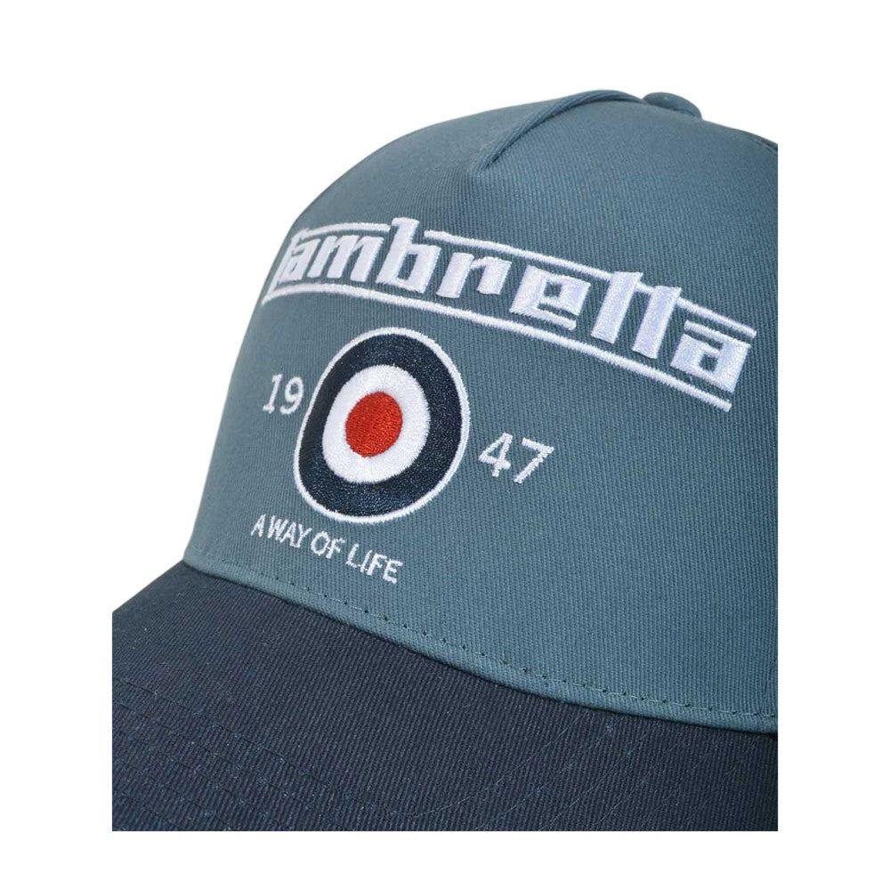 Dark Blue - Side - Lambretta Classic Baseball Cap